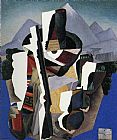 Diego Rivera Canvas Paintings - Zapatista Landscape
